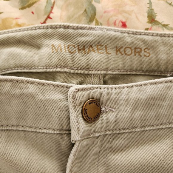 MICHAEL KORS Women’s Skinny Denim Jeans Full Length Celery Green Size 12 - Picture 3 of 11